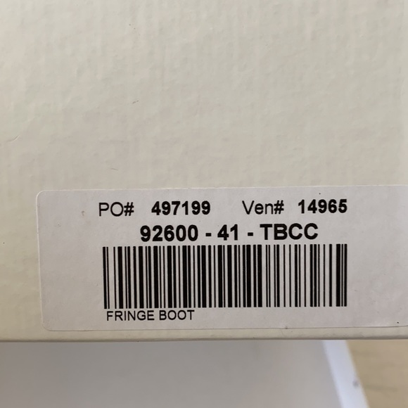 Sundance Fringe Boots. Gorgeous soft, supple Italian Suede Leather with orig box - Picture 12 of 12